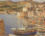 Martin Henri The Harbour of Collioure oil painting picture wholesale